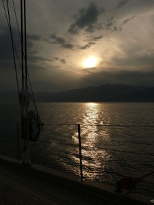 etwas mystischer Sonnenuntergang