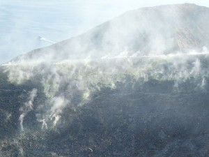 auf dem Vulkan