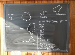 "Fahrplan" für die Dinghis