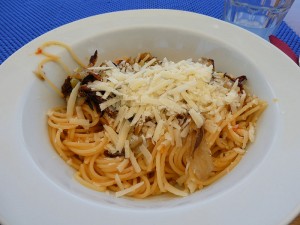 Spaghetti mit Fenchelsauce