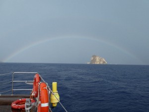 doppelter Regenbogen