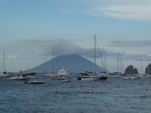 Blick auf Stromboli
