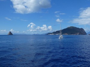Blick zurück nach Panarea