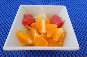 Orangen und Grapefruit