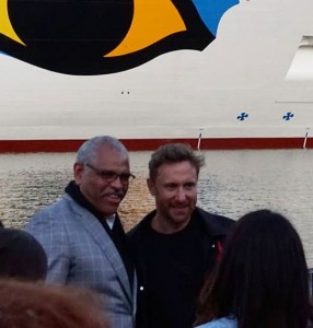 Donald Arnold mit David Guetta