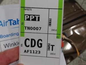 Gut, Koffer wird durchgecheckt!
