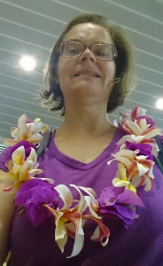 Noch ein Selfie mit Blumenkette