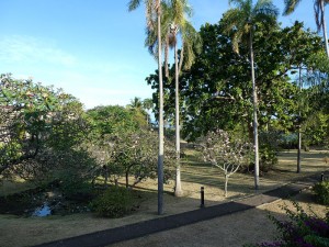 Garten des Hotel Royal Tahitien