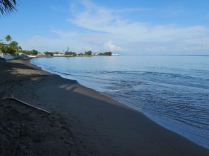 Strand vor dem Hotel