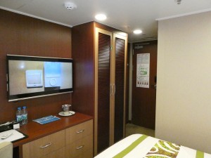 Fernseher und Vanity-Bereich