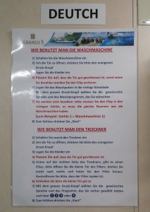 Anleitung Waschmaschinen