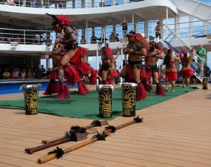 Tanz- und Musikgruppe von den Marquesas