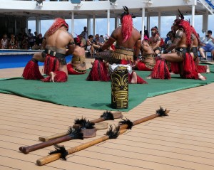 Tanz- und Musikgruppe von den Marquesas