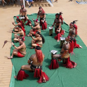 Tanz- und Musikgruppe von den Marquesas