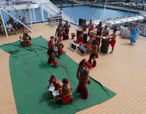 Tanz- und Musikgruppe von den Marquesas