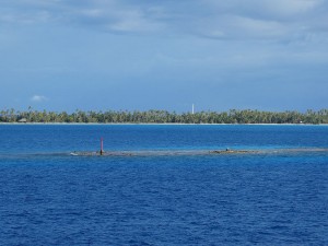 Einfahrt nach Fakarava