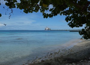 Aranui 5 in Fakarava