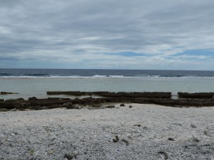 Ozeanseite des Atolls