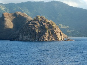 Anfahrt auf Nuku Hiva