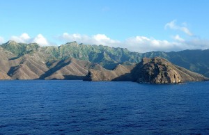 Anfahrt auf Nuku Hiva