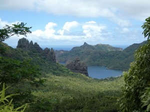Blick auf die Bucht von Hatiheu