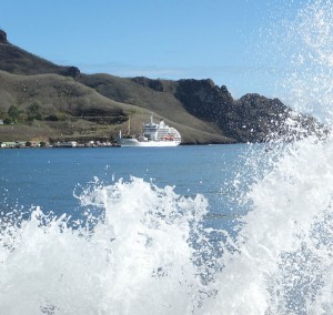 Aranui 5 in Nuku Hiva