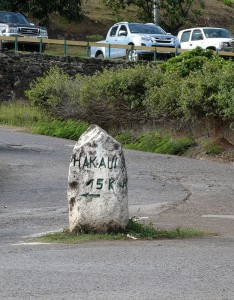 Wegweiser mitten in der Straße