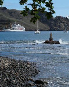 Aranui 5 in Nuku Hiva