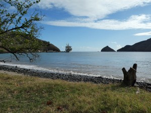 Aranui 5 in Nuku Hiva