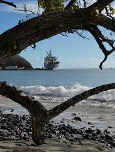 Aranui 5 in Nuku Hiva