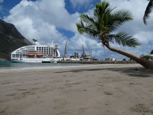 Aranui 5 in Hakahau