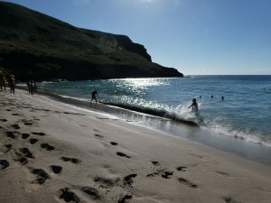 am Strand