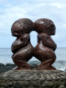 Zwillings-Tiki auf Fatu Hiva