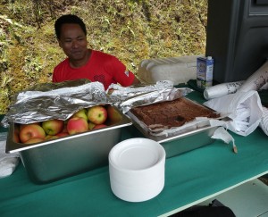 Wanderung - Äpfel und Brownies