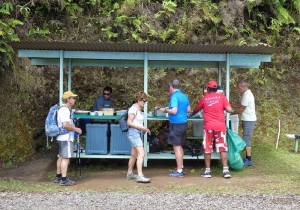 Wanderung - der Sandwich-Stand