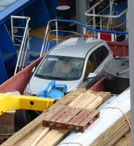 ja auch Autos sind an Bord