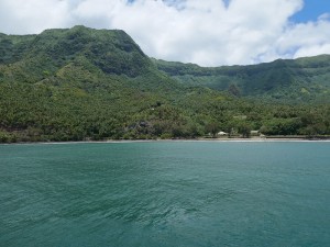 Abfahrt von Puamau