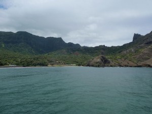 Abfahrt von Puamau