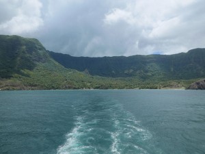 Abfahrt von Puamau