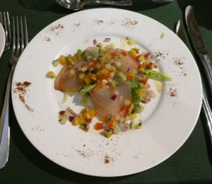 Räucherfisch Carpaccio