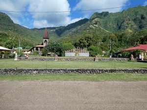 Tohua Iotete mit Tikis