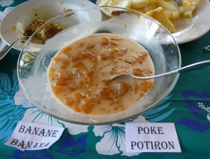 Mittagessen im Restaurant der Tohua Te Tumu