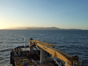 Anfahrt auf Nuku Hiva