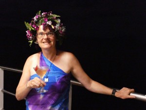 fertig für den polynesischen Abend