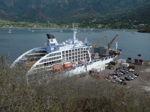 Aussicht aufs Schiff