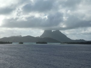 Anfahrt auf Bora Bora