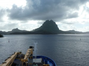 Anfahrt auf Bora Bora