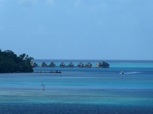 Anfahrt auf Bora Bora