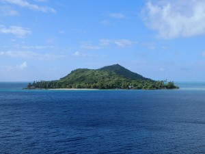 Anfahrt auf Bora Bora
