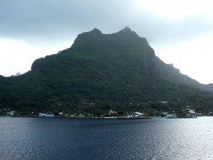 Anfahrt auf Bora Bora